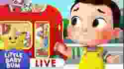 LITTLE BABY BUM LIVE?Baby Nursery Rhymes: Wheels on the Bus, Humpty Dumpty, Once I Caught a Fish ⭐