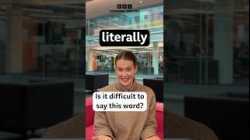 ?️ Pronunciation hack – ‘literally’ #shorts
