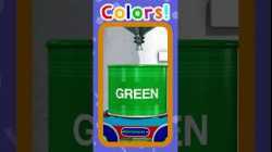 The Color Train Goes Around ? #LittleBabyBum #Shorts #color