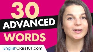 30 Advanced English Words (Useful Vocabulary)