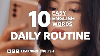 Daily Routine: 10 Easy English Words ??‍??️?