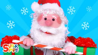 S-A-N-T-A | ft. the Super Simple Puppets | Kids Christmas Music | Super Simple Songs