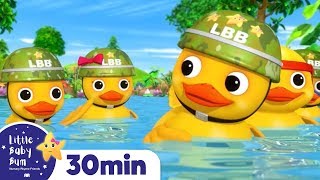 Six Little Ducks Song For Kids! +More Nursery Rhymes & Kids Songs | Little Baby Bum