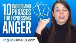 How to Express Anger in English: 10 Useful Phrases