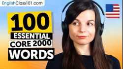 100 Core 2000 Words to Speak and Understand English Naturally