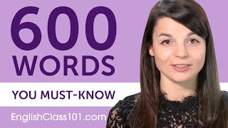 600 Words Every English Beginner Must Know