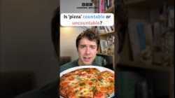 Is pizza countable or uncountable? #shorts