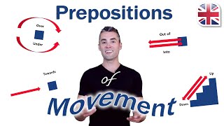 Prepositions of Movement in English - Visual Vocabulary Lesson