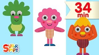 Head Shoulders Knees And Toes (2019) | + More Kids Songs | Super Simple Songs