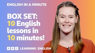BOX SET: English In A Minute 24 – TEN English lessons in 10 minutes!