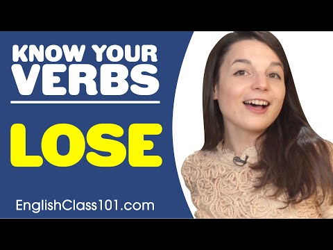 LOSE - Basic Verbs - Learn English Grammar