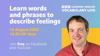 Vocabulary Live: feelings