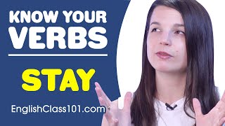 STAY - Basic Verbs - Learn English Grammar