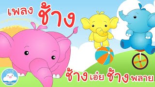 เพลงช้าง & บทอาขยานช้างเอ๋ยช้างพลาย เพลงเด็กน้อยวัยอนุบาล @KidsOnCloud