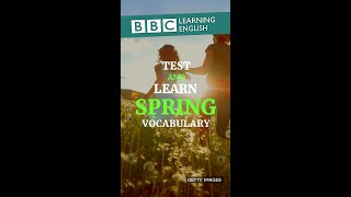 Spring Vocabulary  #shorts