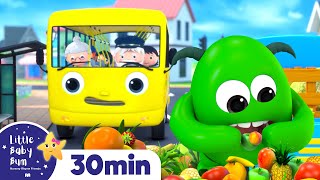 Wheels on The Bus - Monster on the Bus! +More Nursery Rhymes | ABCs and 123s | Little Baby Bum