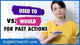 Learn English | Used to vs Would for Past Actions