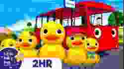 Ducks on the Bus Go Round and Round | Baby Song Mix - Little Baby Bum Nursery Rhymes
