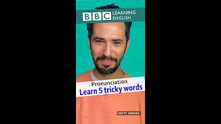 5 tricky words: pronunciation challenge! #Shorts