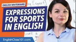 Expressions for Sports | Learn English Vocabulary for Beginners