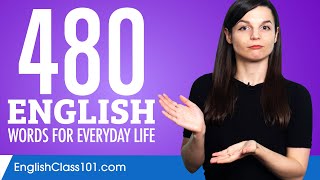 500 English Words for Everyday Life - Basic Vocabulary #25