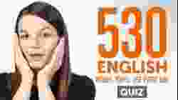 Quiz | 530 English Words You'll Use Every Day - Basic Vocabulary #93