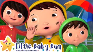Splashing in Puddles | +More Nursery Rhymes and Kids Songs - ABCs and 123s | Little Baby Bum