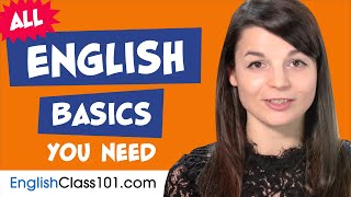 Learn English Today - ALL the English Basics for Absolute Beginners