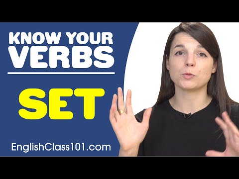 SET - Basic Verbs - Learn English Grammar