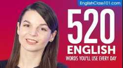 520 English Words You'll Use Every Day - Basic Vocabulary #92