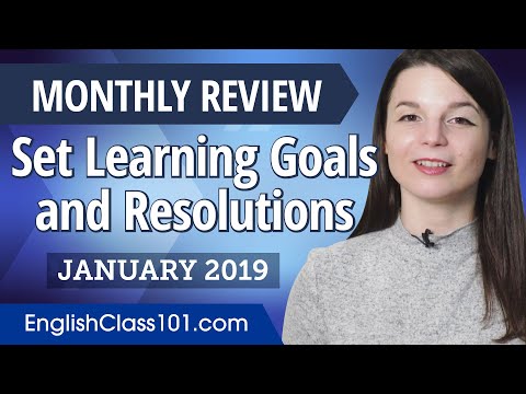 How to set achievable English goals and resolutions? | English January Review
