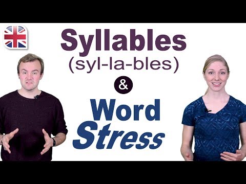 Syllables and Word Stress - English Pronunciation Lesson