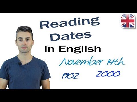How To Read Dates In English - Spoken English Lesson