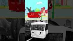 Red Bus & Yellow Bus – Wheels on the Bus ?? #Shorts #WheelsOnTheBus #NurseryRhymes