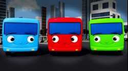 Popular Bus Songs – 10 Little Buses ?? | Little Baby Bum