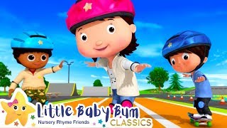 How to Skateboard Song +More Nursery Rhymes and Kids Songs - ABCs and 123s | Little Baby Bum