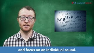 How to Pronounce: Accent Reduction, Self-Monitoring, Individual Sounds