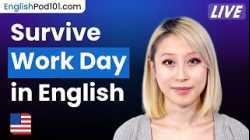 The First Day at Work in English