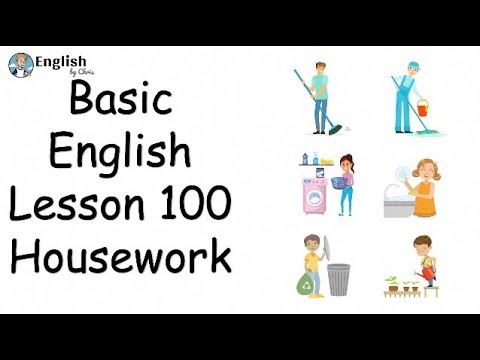 ผู้เริ่มต้น English - Lesson 100 - Housework