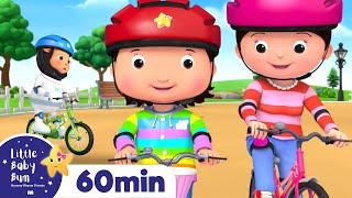 Learn to Ride a Bike Song! +More Nursery Rhymes and Kids Songs | Little Baby Bum