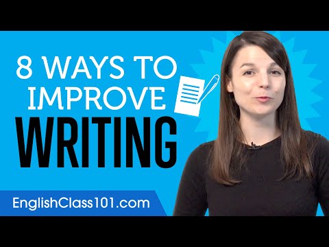 8 Ways to Practice English Writing