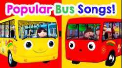 All Bus Compilations! ??Wheels on the Bus, Color Buses, 10 Little Buses and More | Little Baby Bum