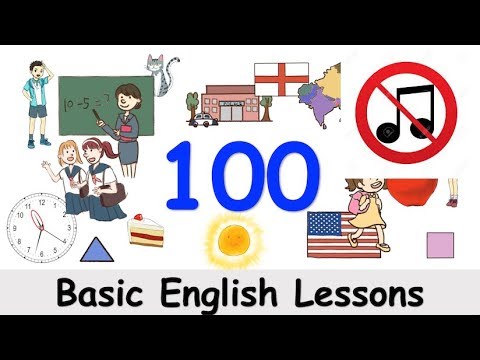 100 บทเรียน ผู้เริ่มต้นภาษาอังกฤษ (ไม่มรีเพลงประกอบ) No music
