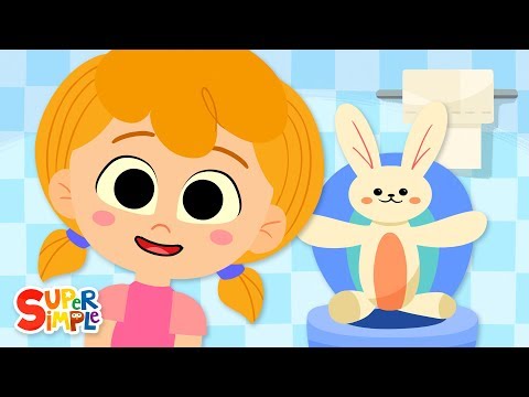 Sitting On The Potty | Toilet Training Song | Super Simple Songs