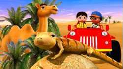 Going To The Desert ?☀️ Earth Day | Little Baby Bum