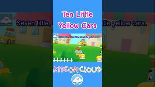 Ten Little Yellow Cars เพลงนับเลขภาษาอังกฤษ 1-10