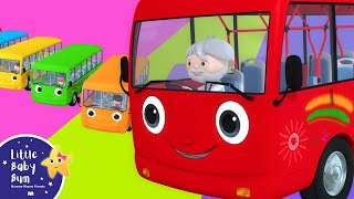 Color Bus Song, Driving in my Car | Little Baby Bum - Nursery Rhymes for Kids | Baby Song 123