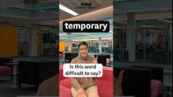 ?️ Pronunciation hack – ‘temporary’ #shorts