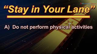 English @ the Movies: Stay in Your Lane
