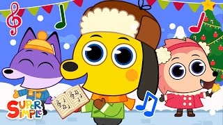 Let's Go Caroling | Sing along to your favorite Christmas songs! | Super Simple Songs